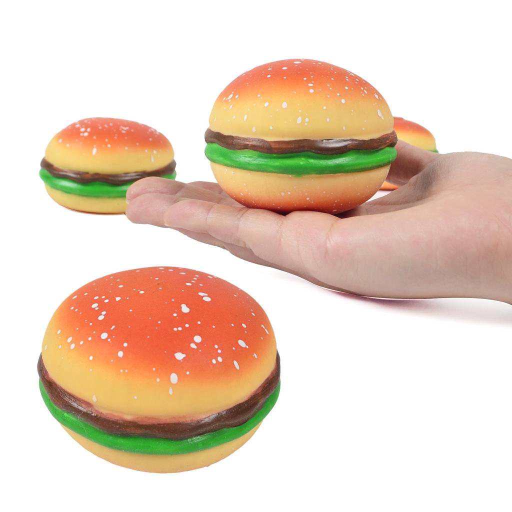 Squishy Burger Stress Relief Squeeze Toy by HitMyNeed