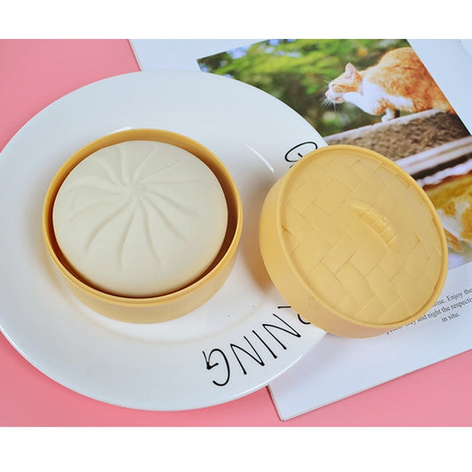 Squishy Dumpling Stress Ball with Steamer Case by HitMyNeed