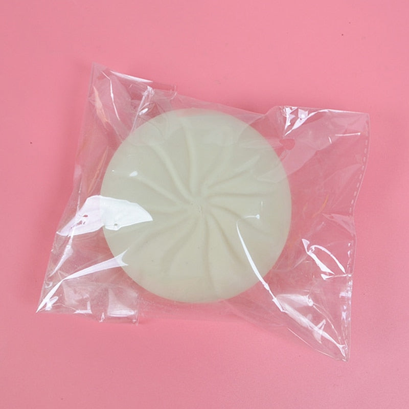 Squishy Dumpling Stress Ball with Steamer Case by HitMyNeed