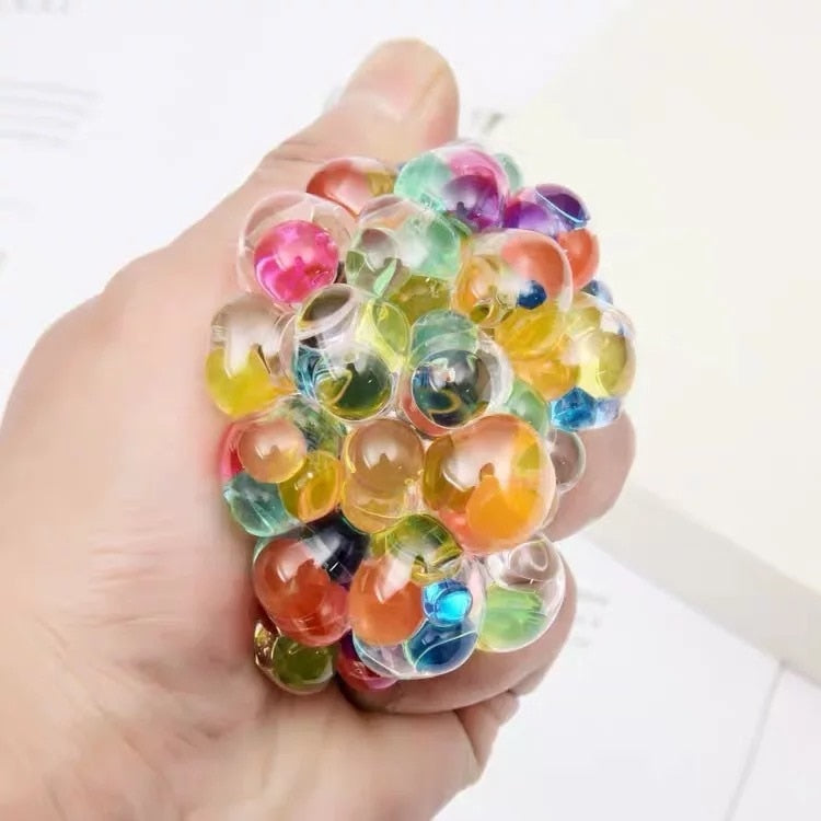 Squishy Mesh Stress Ball with LED Lights by HitMyNeed