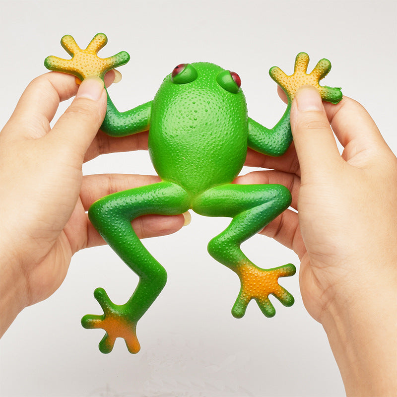 Squishy Rubber Fake Frog Stress Toy 15cm by HitMyNeed