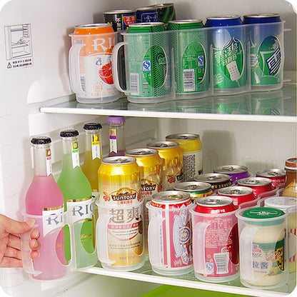 Stackable Can Organizer for Fridge and Cabinet by HitMyNeed