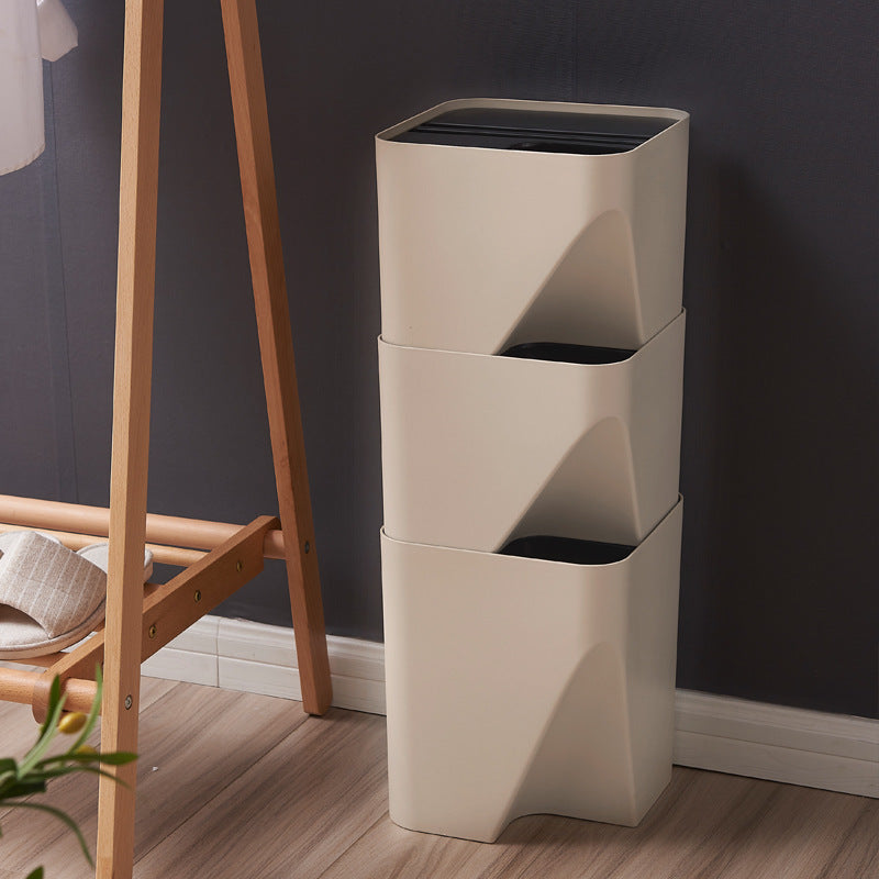 Stackable Recycling Bin Layer - 15L Space-Saving Can by HitMyNeed