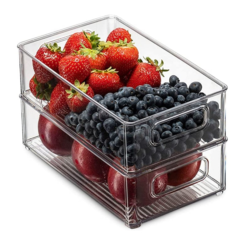 Stackable Refrigerator Organizers, 6-Piece Set by HitMyNeed