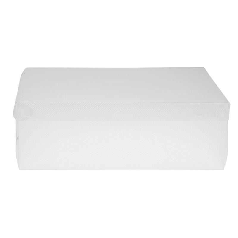 Stackable Transparent Shoe Storage Boxes (Set of 10) by HitMyNeed