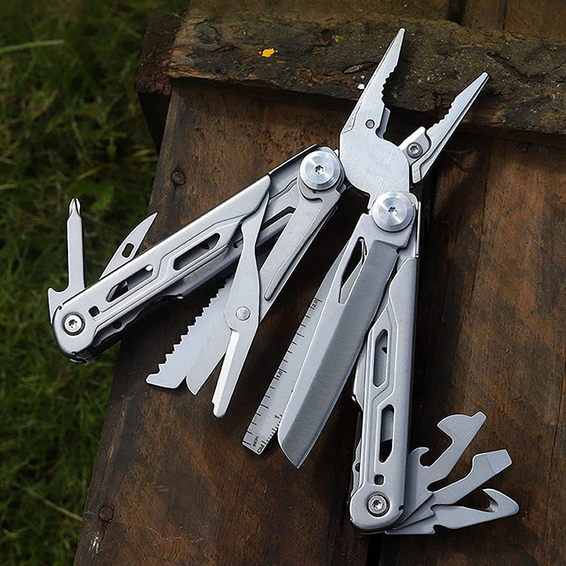 Stainless Steel 14-in-1 Folding Multi-Tool Pliers black-s by HitMyNeed