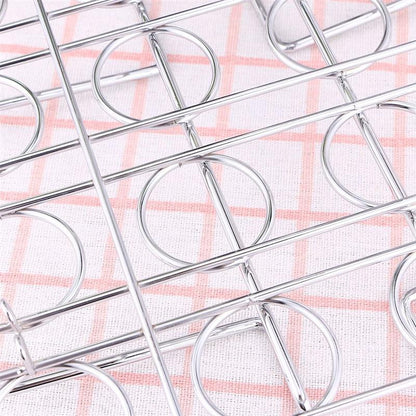 Stainless Steel 16-Hole Ice Cream Cone Holder Rack by HitMyNeed