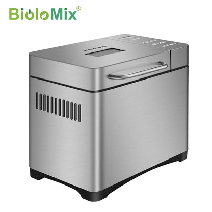 Stainless Steel 19-in-1 Automatic Bread Maker 1kg by HitMyNeed