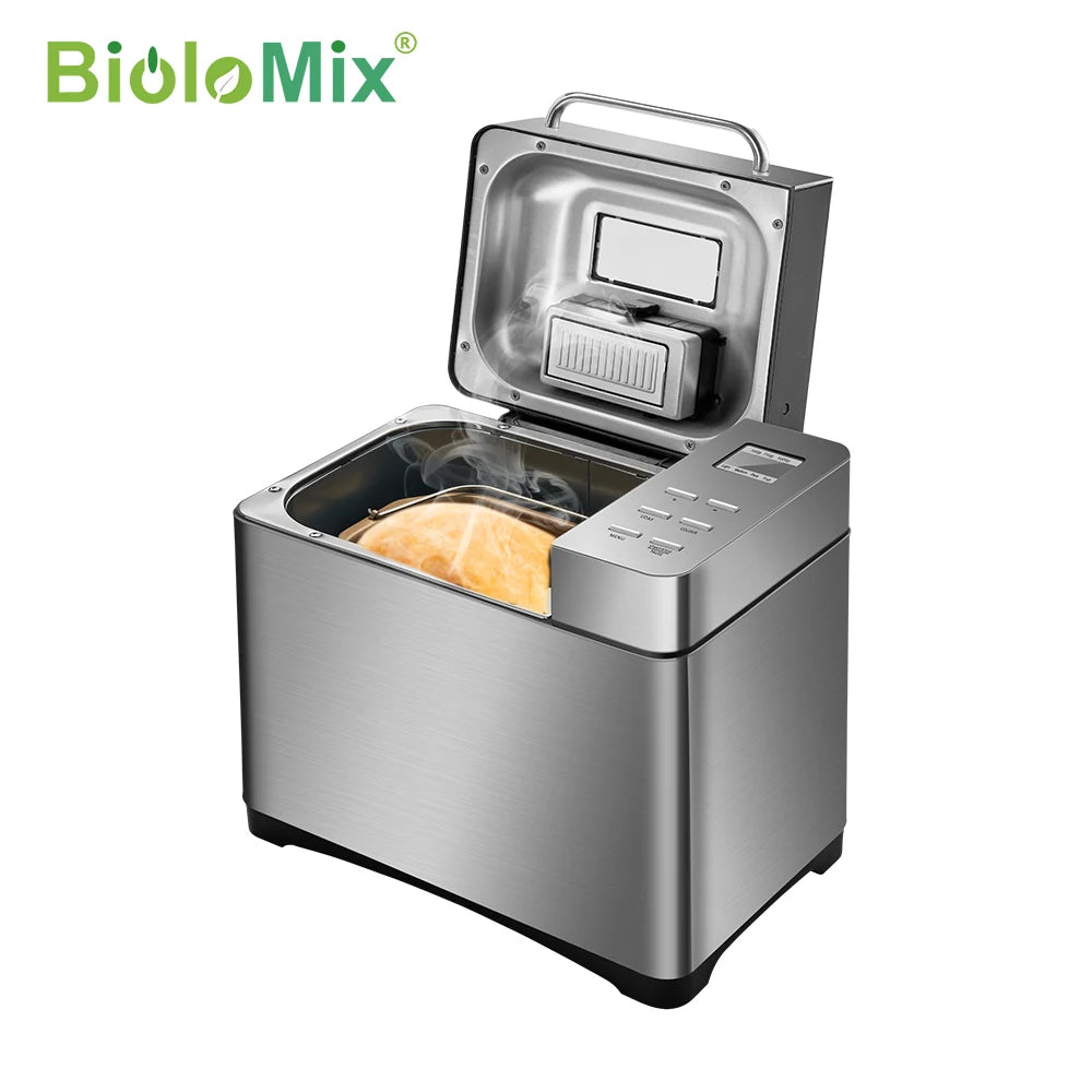 Stainless Steel 19-in-1 Automatic Bread Maker 1kg by HitMyNeed