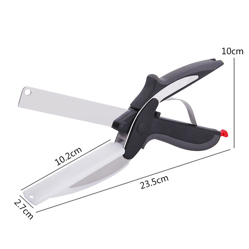 Stainless Steel 2-in-1 Kitchen Scissor Chopper by HitMyNeed