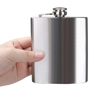 Stainless Steel 4-Piece Alcohol Flask Gift Set 7oz by HitMyNeed