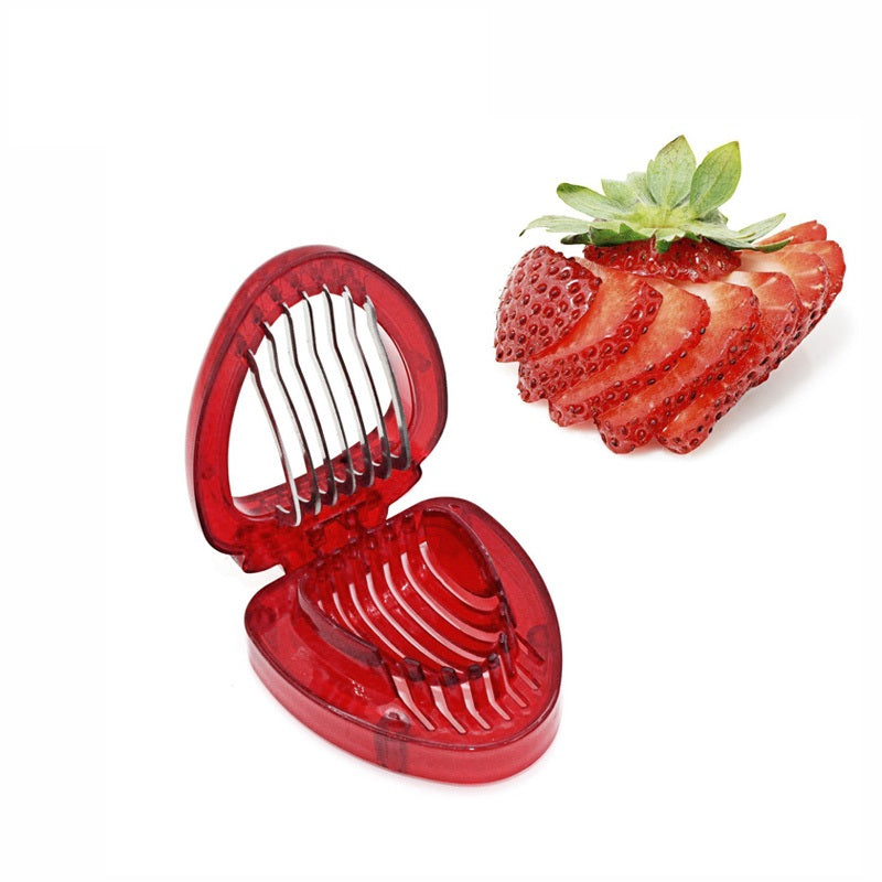 Stainless Steel 7-Blade Strawberry Slicer by HitMyNeed
