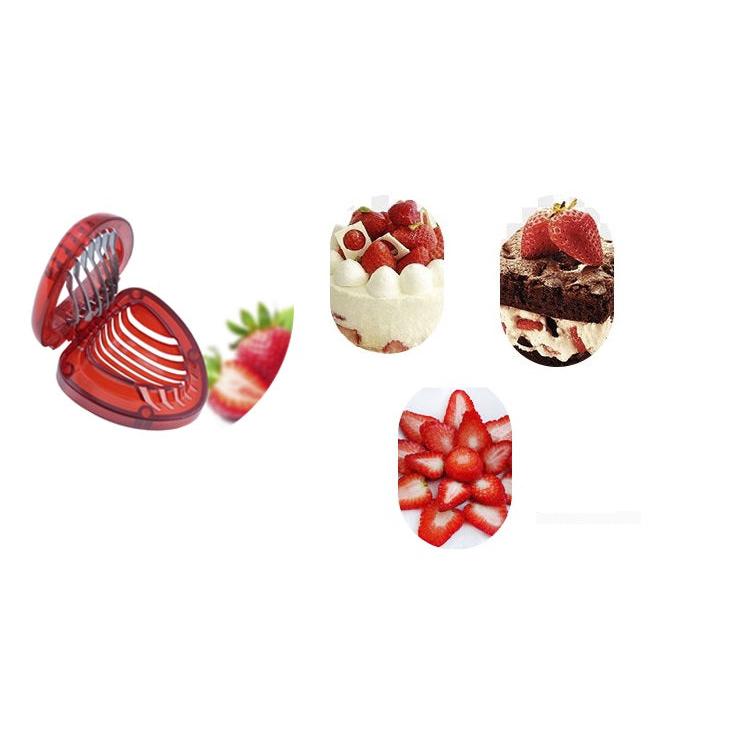 Stainless Steel 7-Blade Strawberry Slicer by HitMyNeed