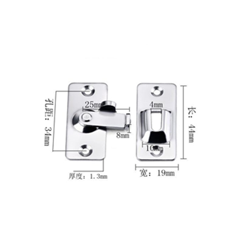 Stainless Steel 90° Sliding Door and Window Lock by HitMyNeed