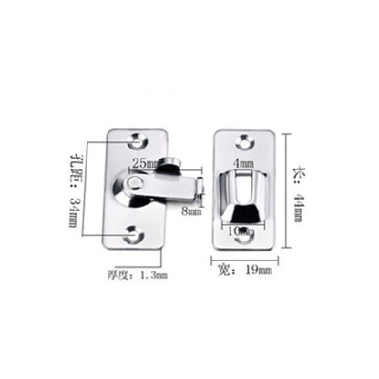Stainless Steel 90° Sliding Door and Window Lock by HitMyNeed