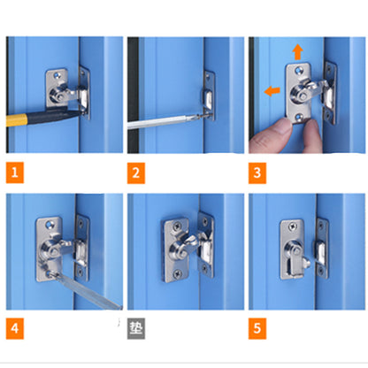 Stainless Steel 90° Sliding Door and Window Lock by HitMyNeed