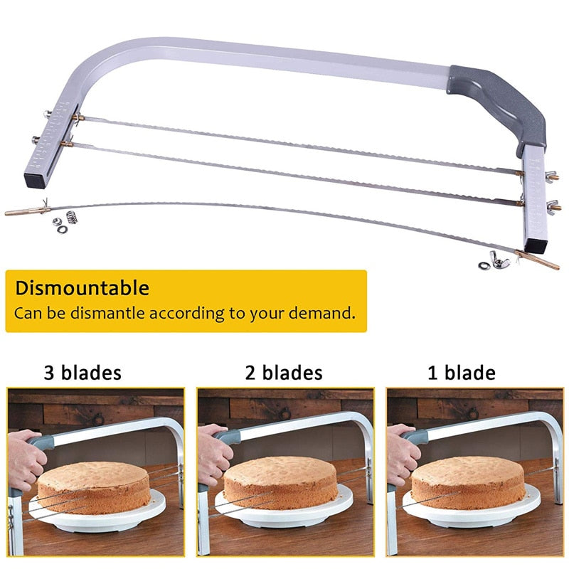 Stainless Steel Adjustable Cake Layer Cutter by HitMyNeed