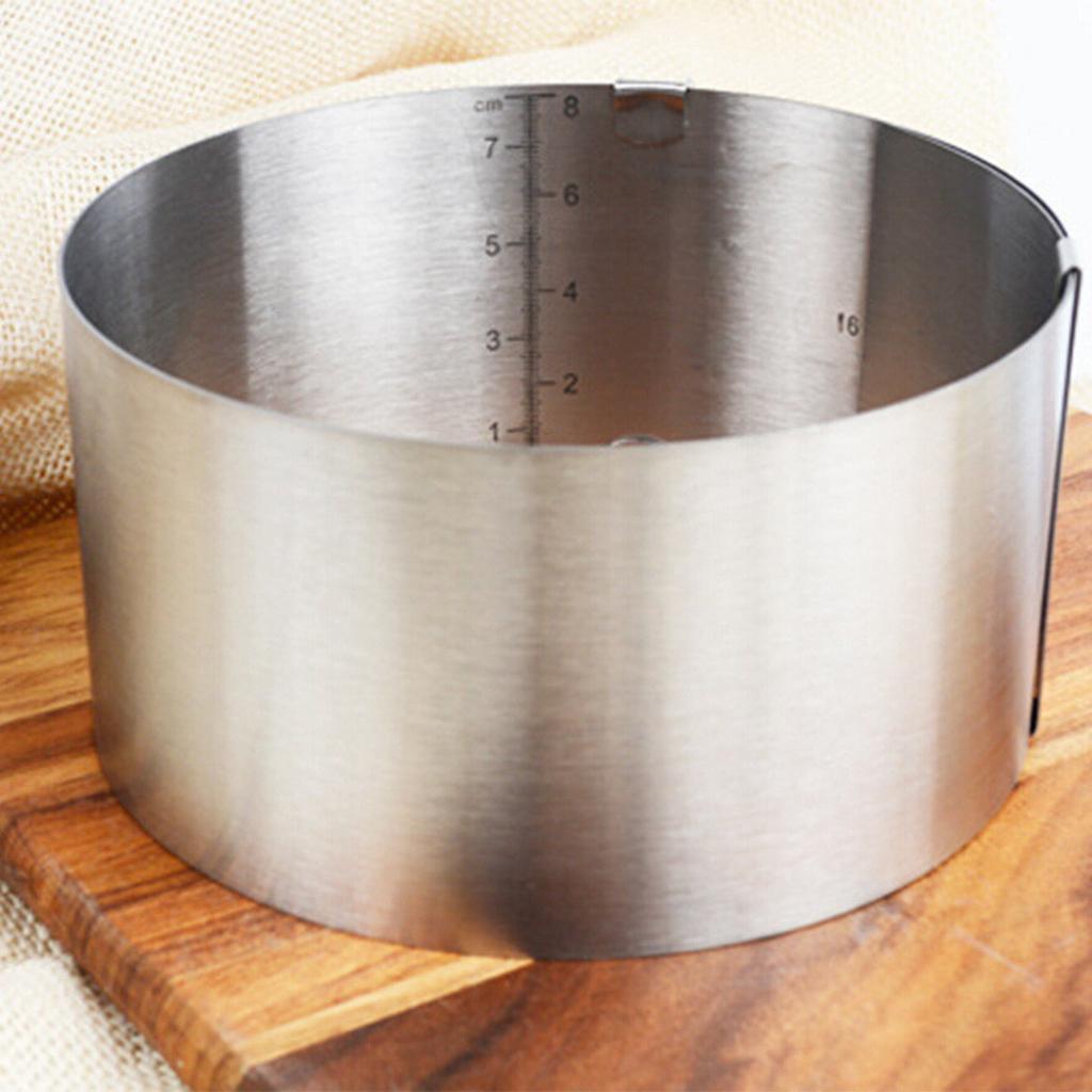 Stainless Steel Adjustable Cake Ring Mold by HitMyNeed