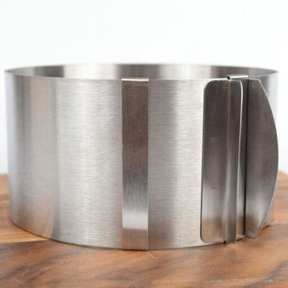 Stainless Steel Adjustable Cake Ring Mold by HitMyNeed