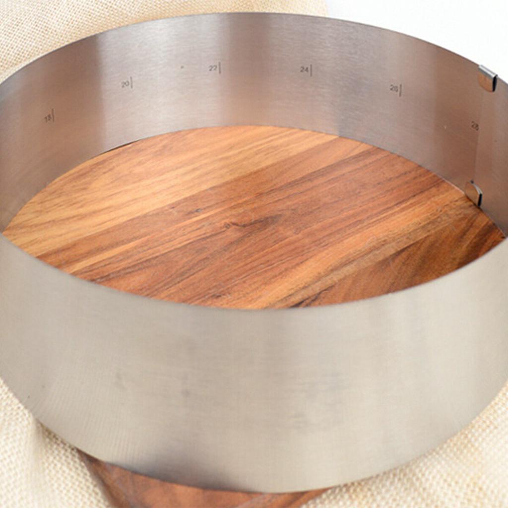 Stainless Steel Adjustable Cake Ring Mold by HitMyNeed