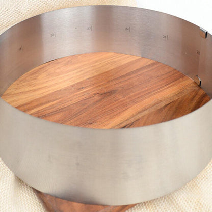Stainless Steel Adjustable Cake Ring Mold by HitMyNeed