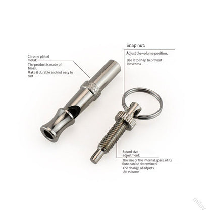 Stainless Steel Adjustable Dog Training Whistle by HitMyNeed