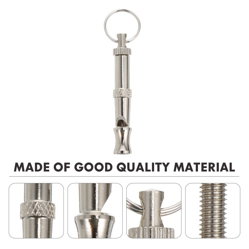 Stainless Steel Adjustable Ultrasonic Dog Whistle by HitMyNeed