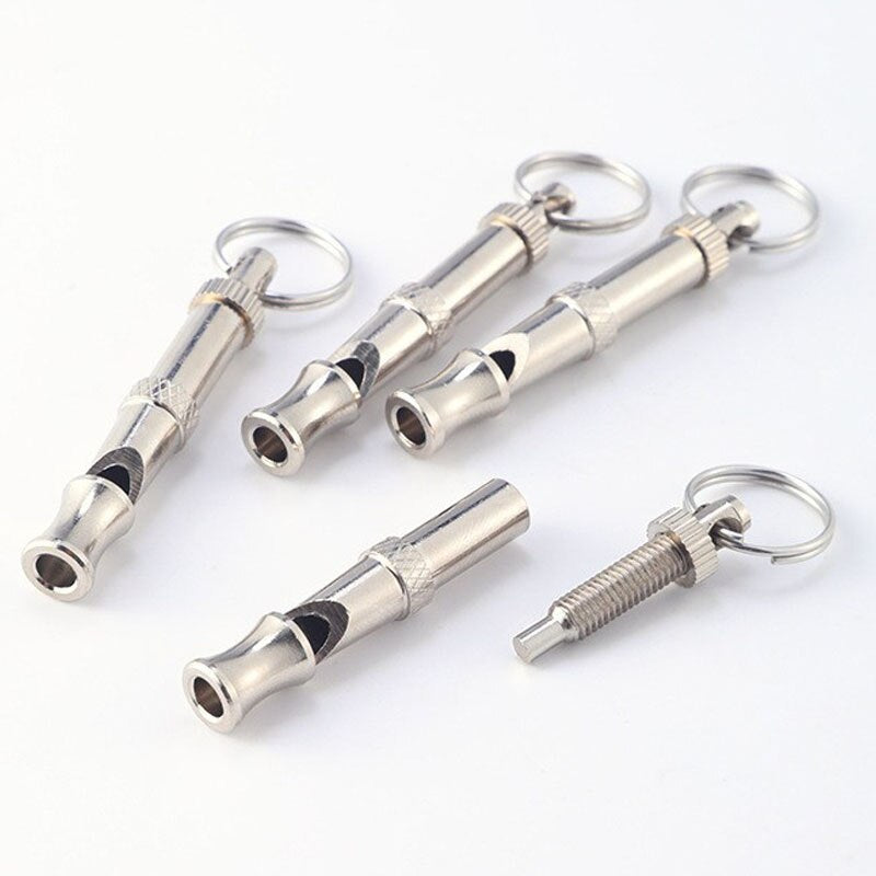 Stainless Steel Adjustable Ultrasonic Dog Whistle by HitMyNeed