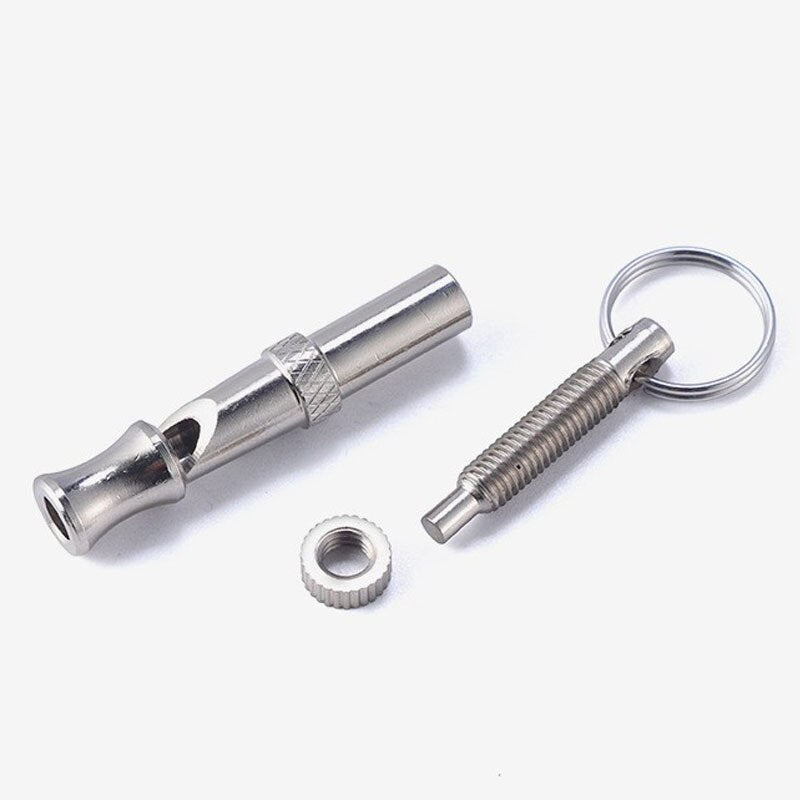Stainless Steel Adjustable Ultrasonic Dog Whistle by HitMyNeed