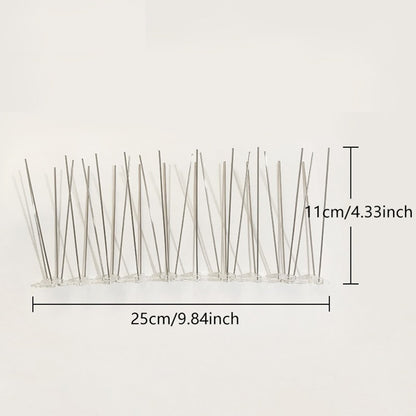 Stainless Steel Anti Bird Spikes 25cm Strip by HitMyNeed