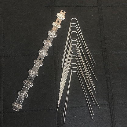 Stainless Steel Anti Bird Spikes 25cm Strip by HitMyNeed