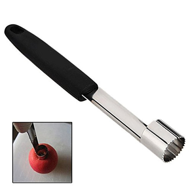 Stainless Steel Apple Core Remover with Comfort Grip by HitMyNeed