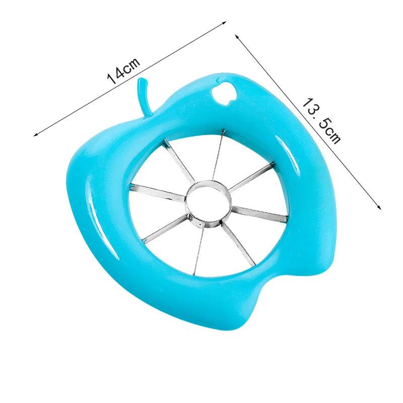 Stainless Steel Apple Corer and Slicer Tool sky-blue by HitMyNeed