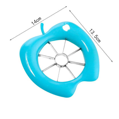Stainless Steel Apple Corer and Slicer Tool sky-blue by HitMyNeed