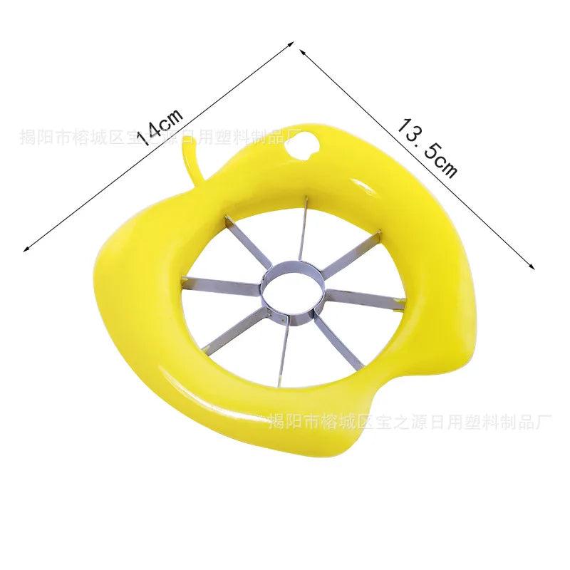 Stainless Steel Apple Corer and Slicer Tool yellow by HitMyNeed