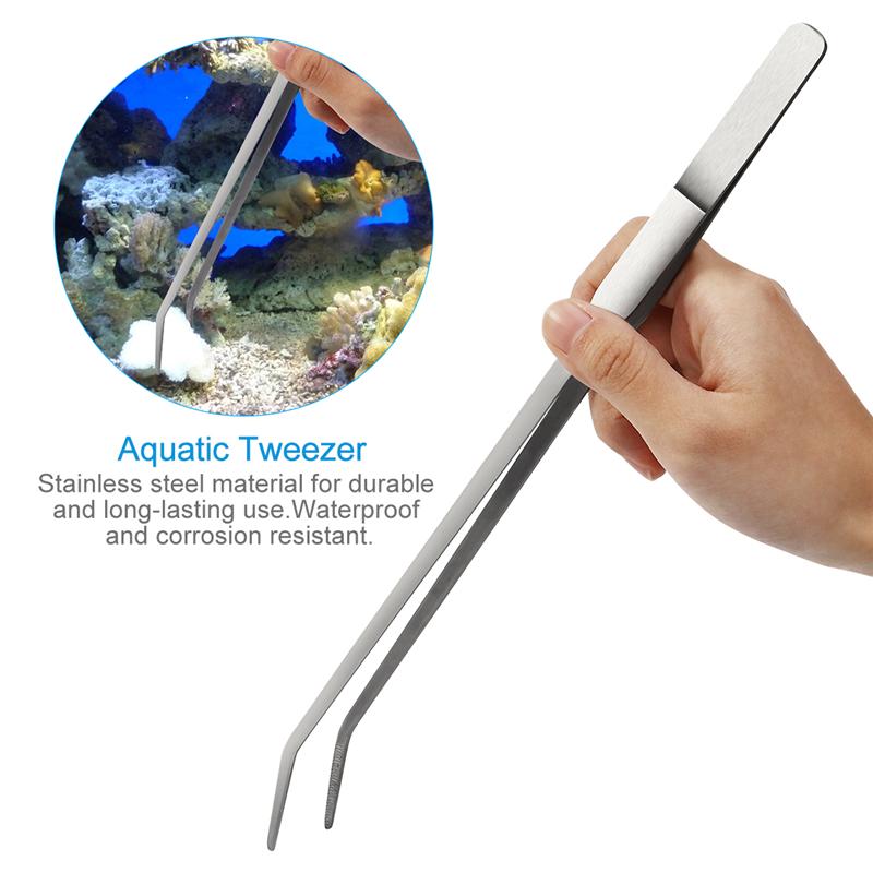 Stainless Steel Aquascaping Tool Set (5pcs) by HitMyNeed
