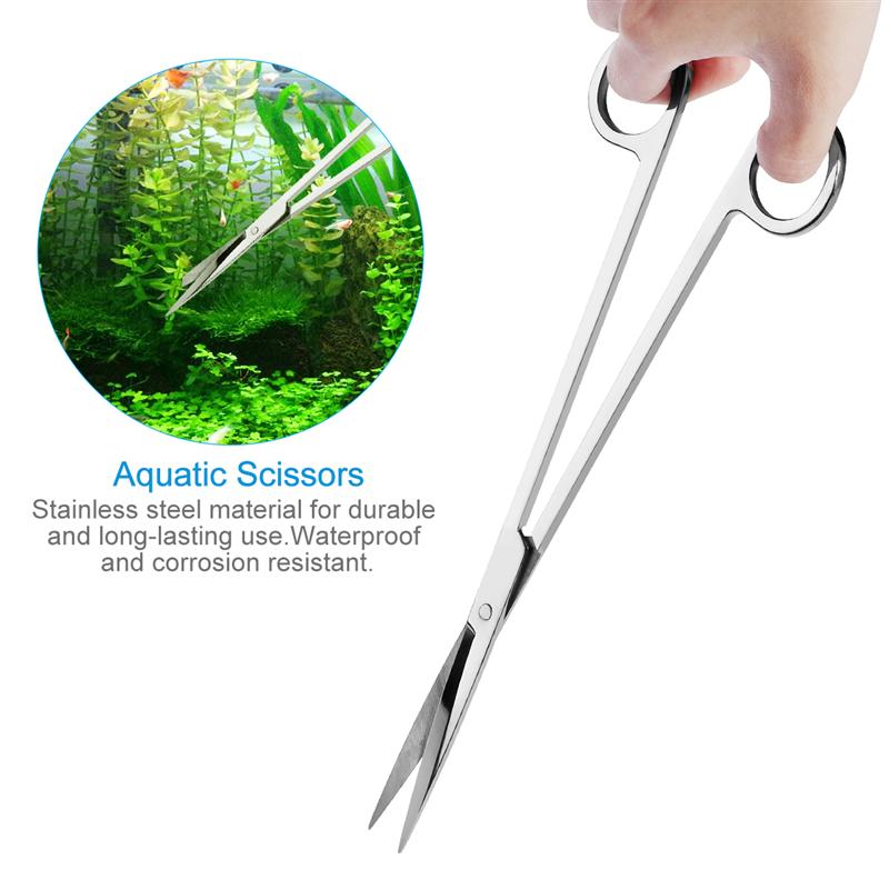 Stainless Steel Aquascaping Tool Set (5pcs) by HitMyNeed