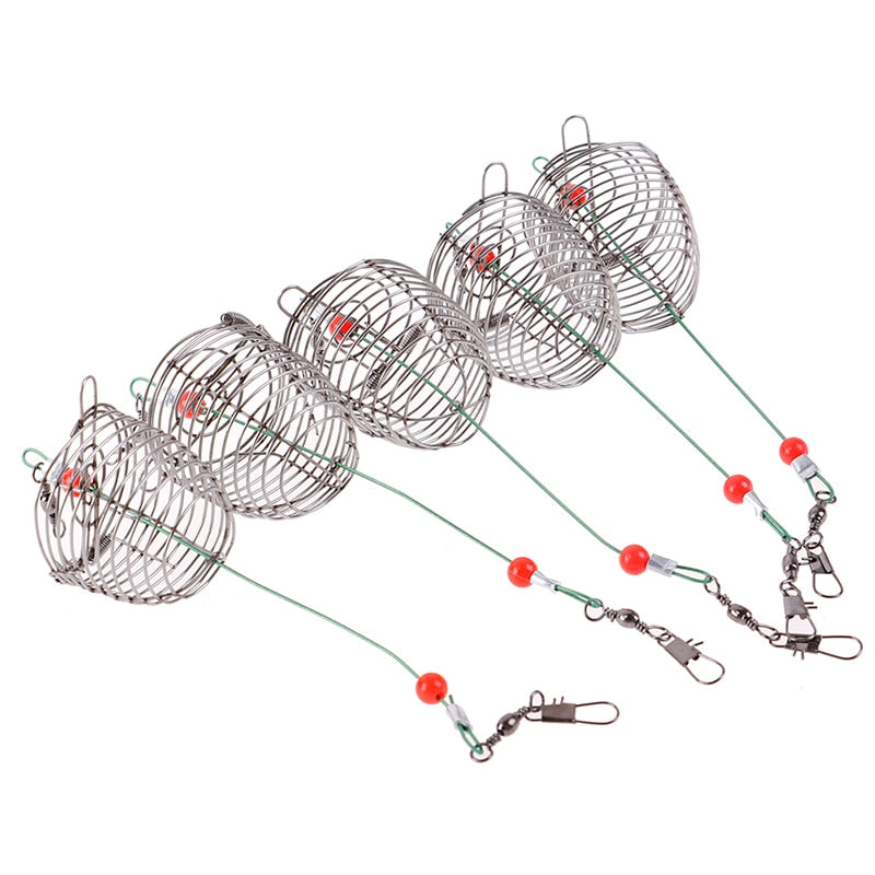 Stainless Steel Bait Feeders Set (5 Pack) by HitMyNeed