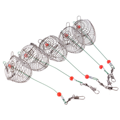 Stainless Steel Bait Feeders Set (5 Pack) by HitMyNeed