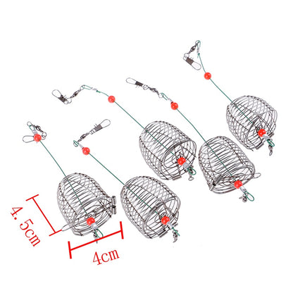 Stainless Steel Bait Feeders Set (5 Pack) by HitMyNeed