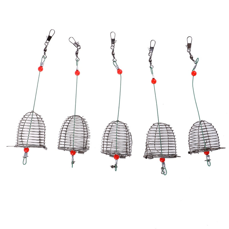 Stainless Steel Bait Feeders Set (5 Pack) by HitMyNeed