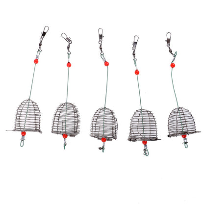 Stainless Steel Bait Feeders Set (5 Pack) by HitMyNeed
