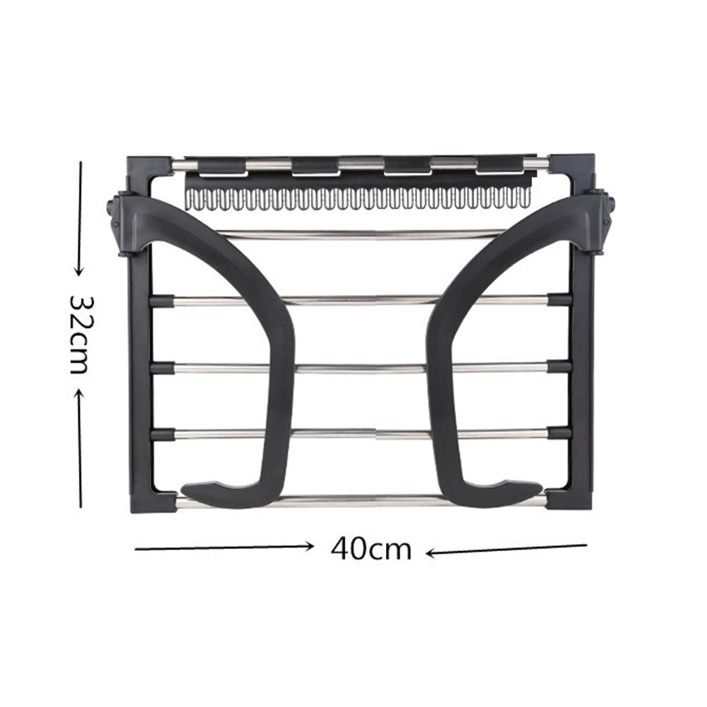 Stainless Steel Balcony Laundry Drying Rack by HitMyNeed