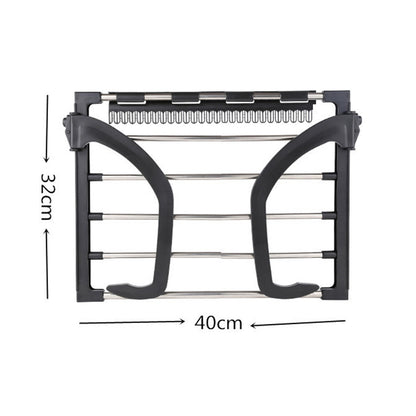 Stainless Steel Balcony Laundry Drying Rack by HitMyNeed