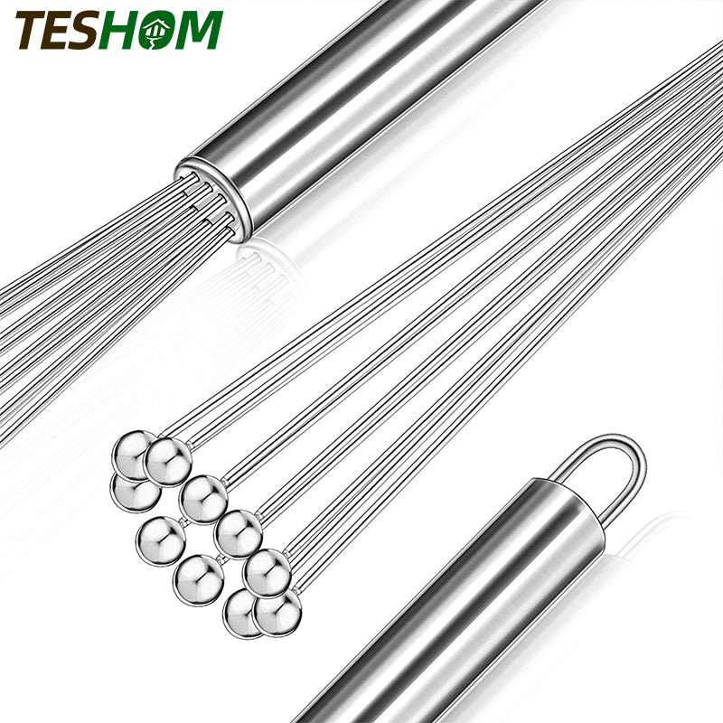 Stainless Steel Ball Whisk for Efficient Mixing by HitMyNeed