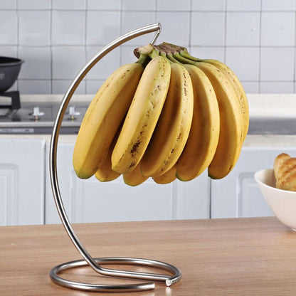 Stainless Steel Banana Hook Countertop Rack by HitMyNeed