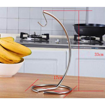 Stainless Steel Banana Hook Countertop Rack by HitMyNeed