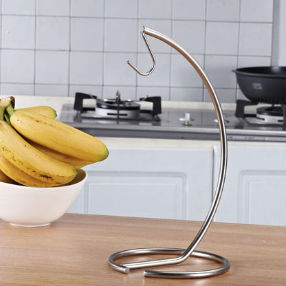 Stainless Steel Banana Hook Countertop Rack by HitMyNeed