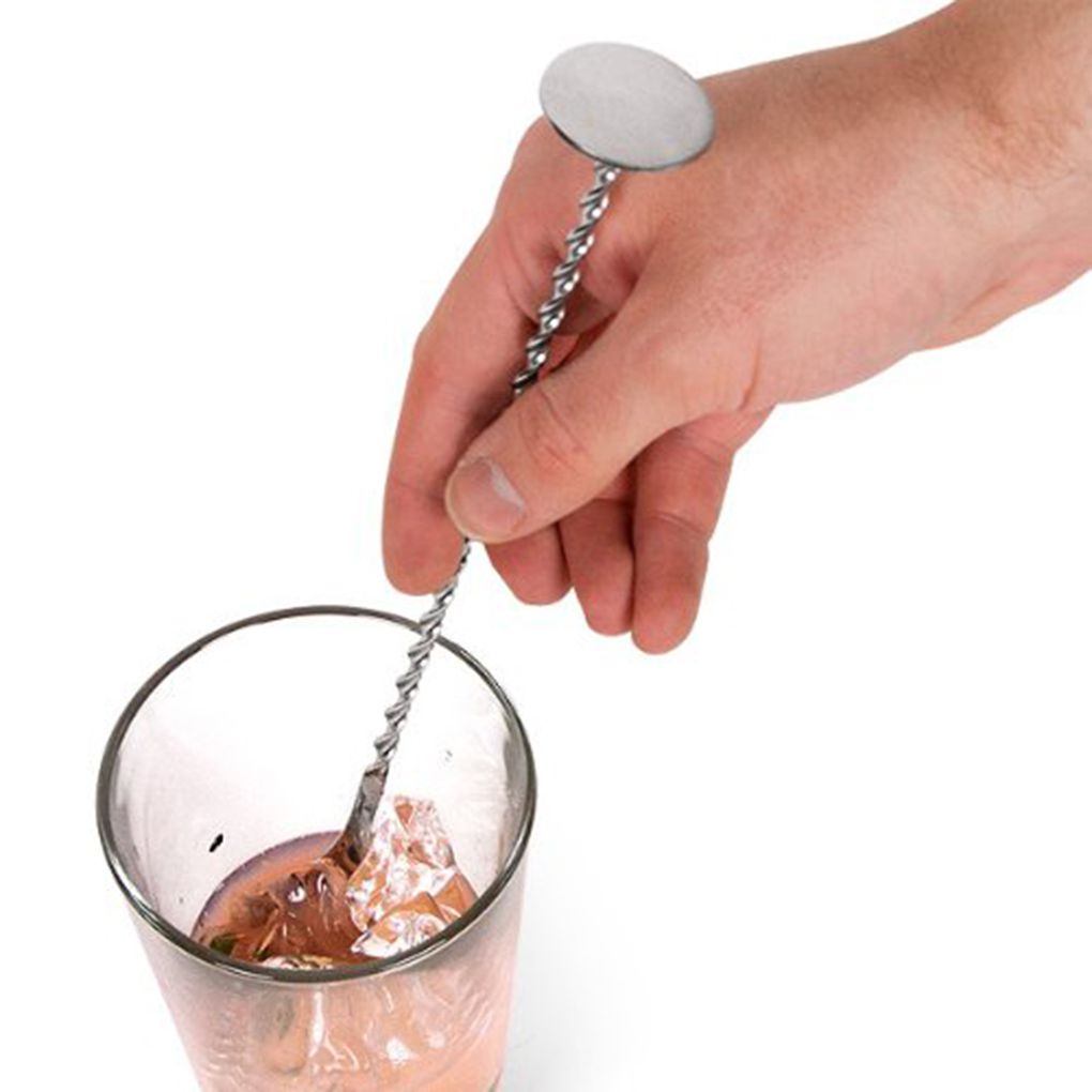 Stainless Steel Bartending Spoon Stirrer 27cm by HitMyNeed
