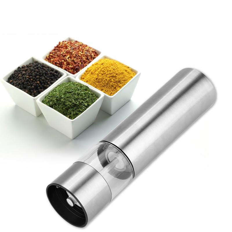 Stainless Steel Battery Spice Grinder by HitMyNeed